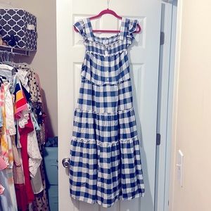 Old Navy Gingham Maxi EUC SIZE XL